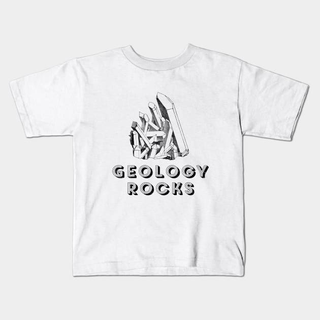 Geology Rocks Kids T-Shirt by pumpkinandhoneybunny